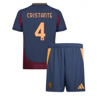 Dres AS Roma Bryan Cristante #4 Tretina pre deti 2024-25 Krátky Rukáv (+ trenírky)